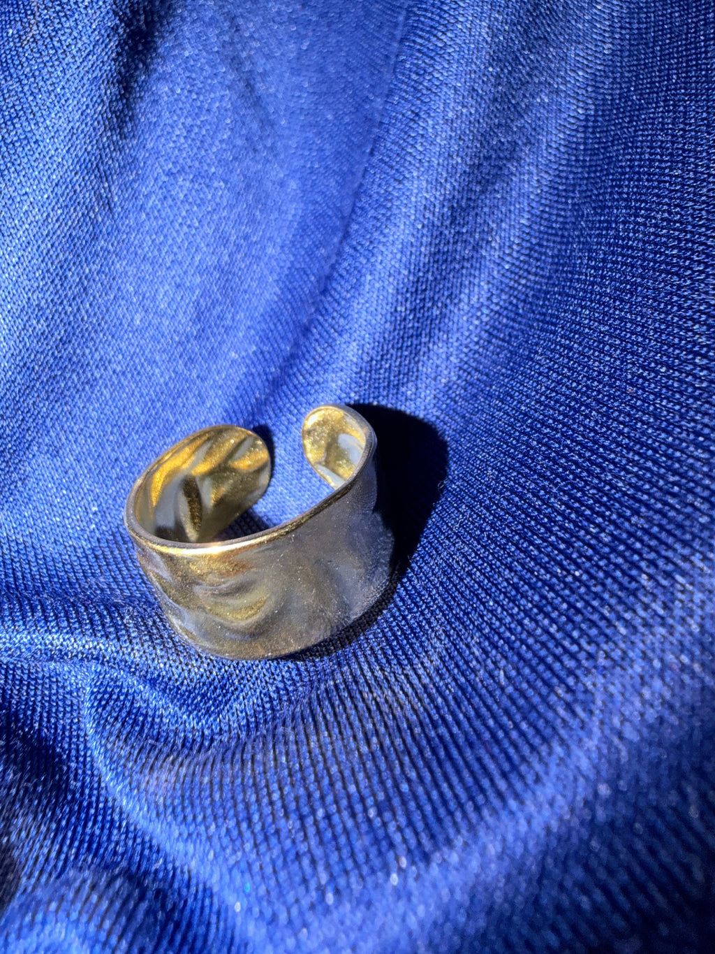 Men’s Gold Band Ring (adjustable)￼