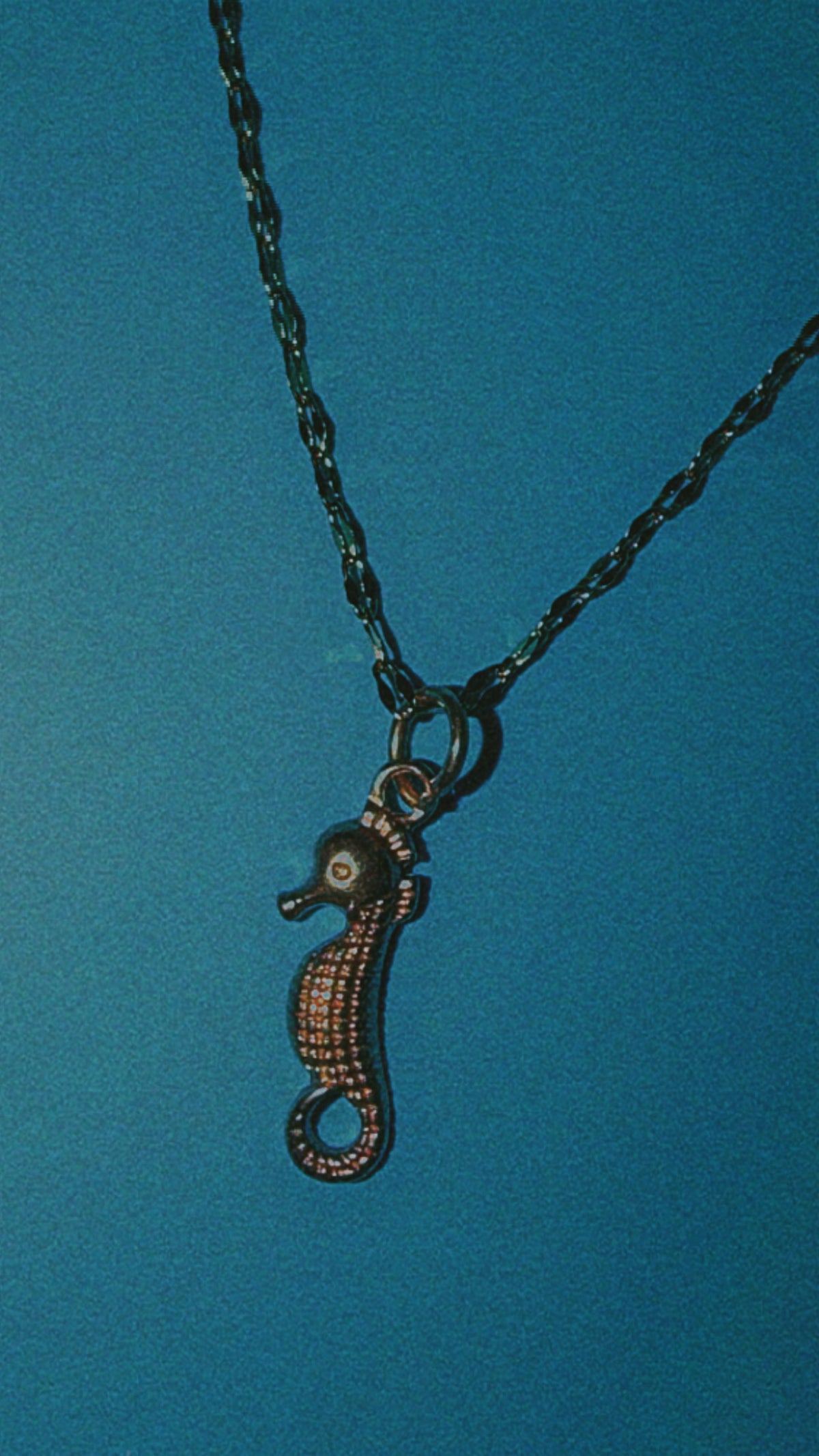 Gold Seahorse necklace