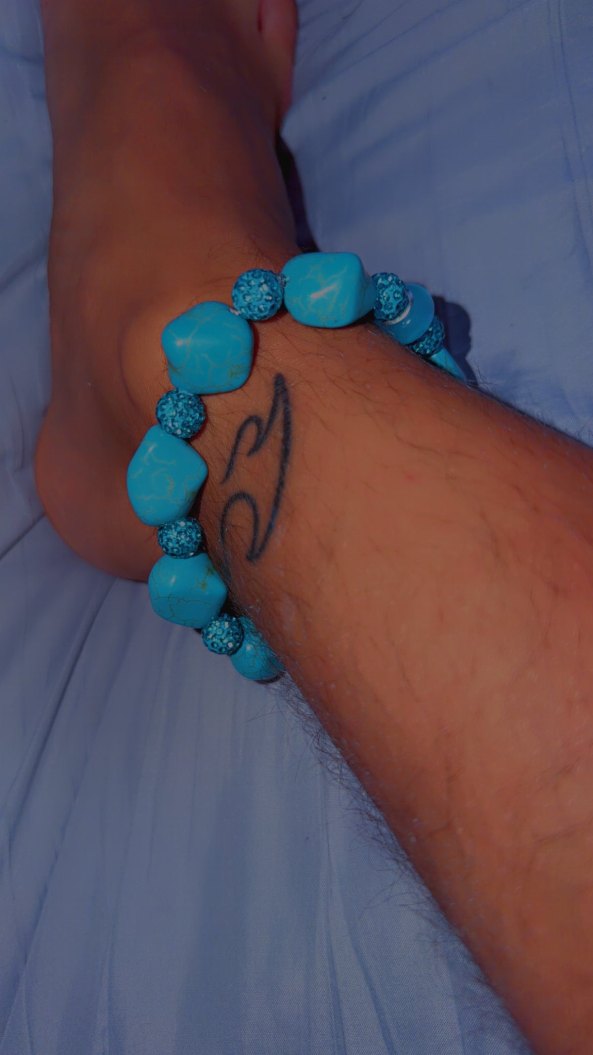 Turquoise ankle bracelet