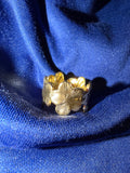 Gold Flower Ring (adjustable)