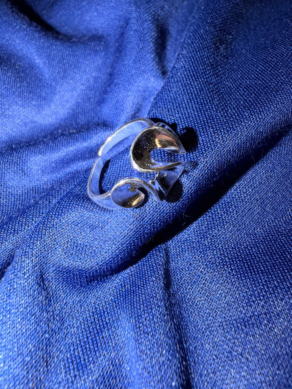 Silver Wavy Ring (adjustable)￼