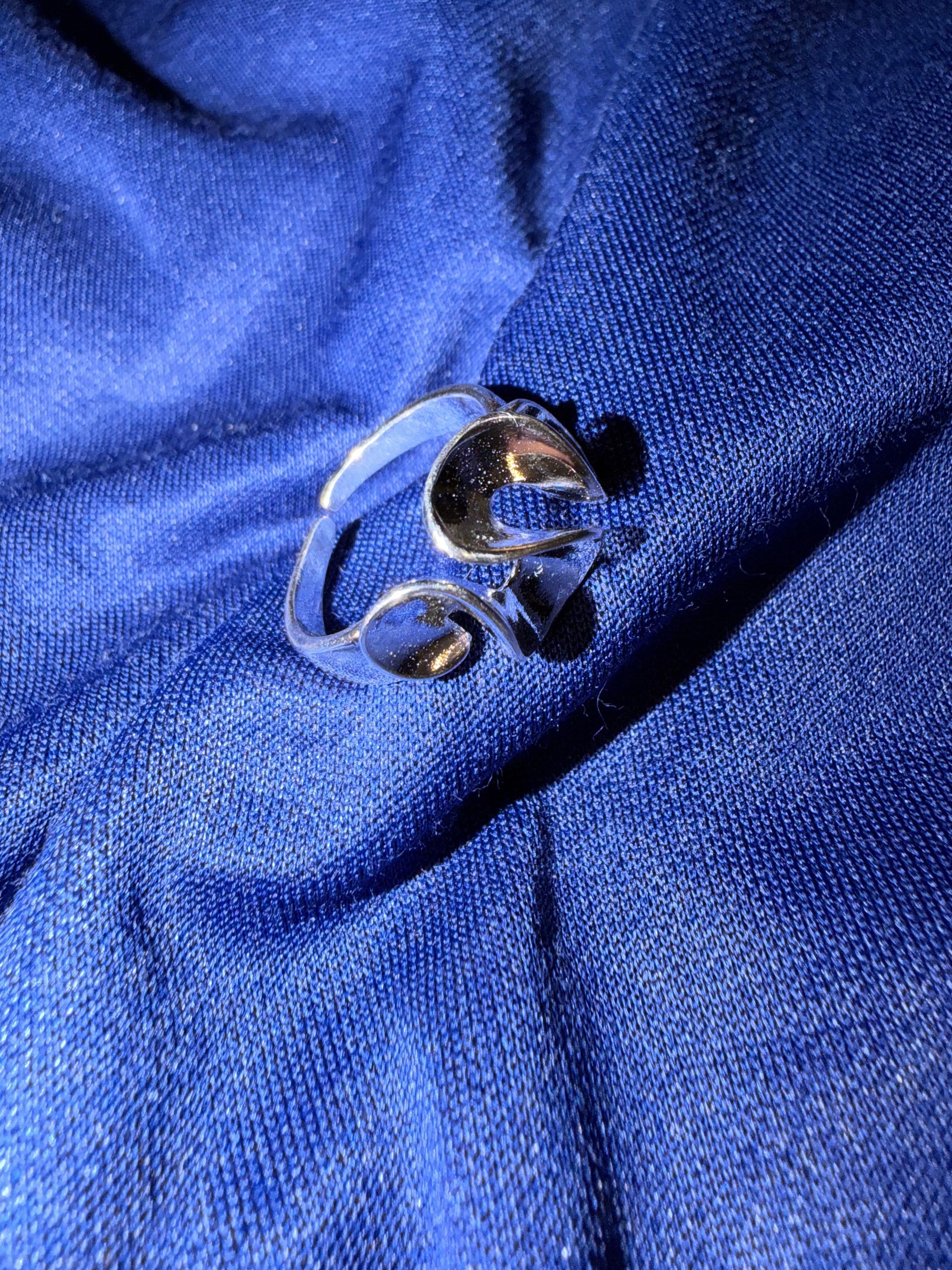 Silver Wavy Ring (adjustable)￼