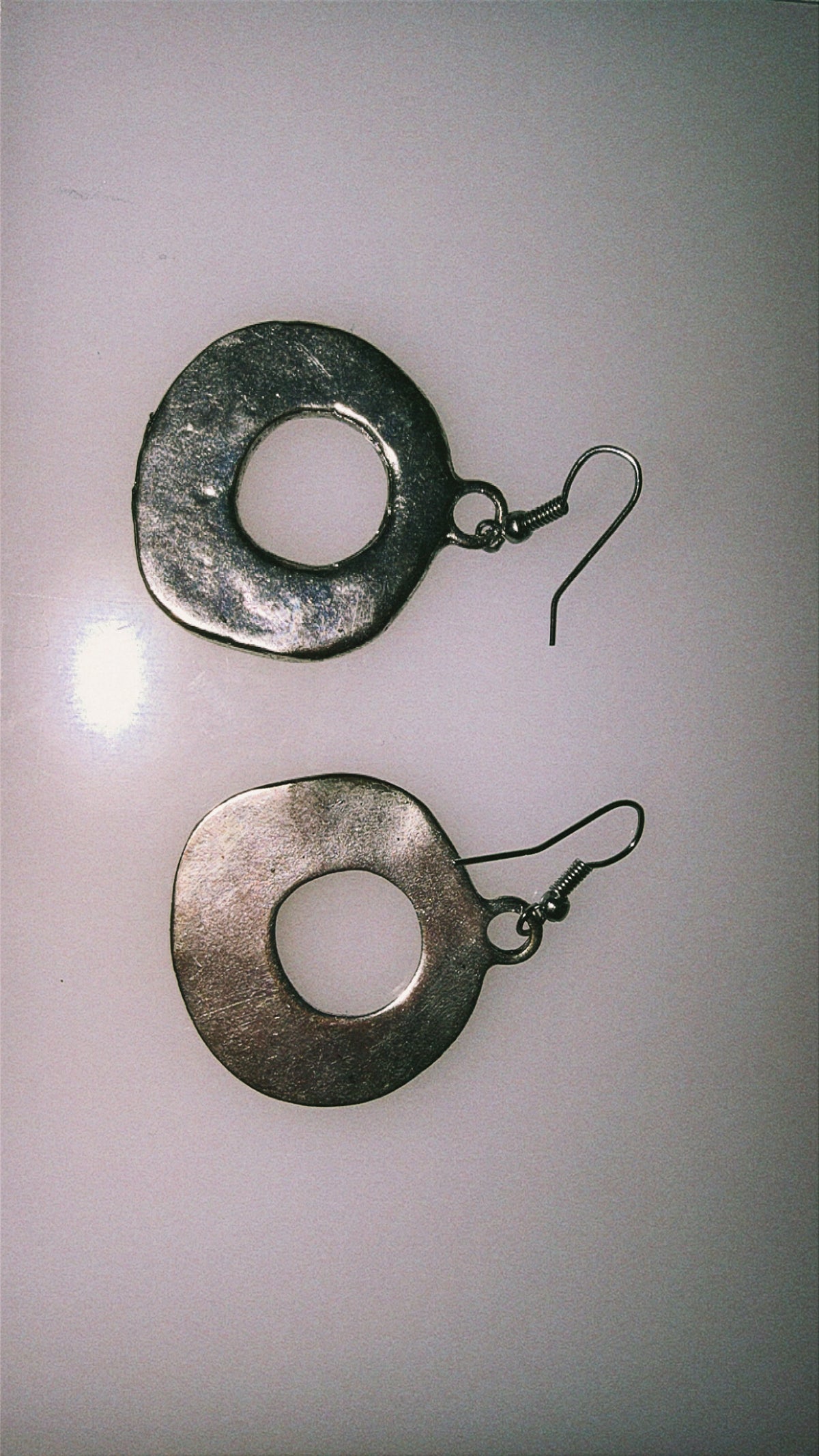 Silver earrings