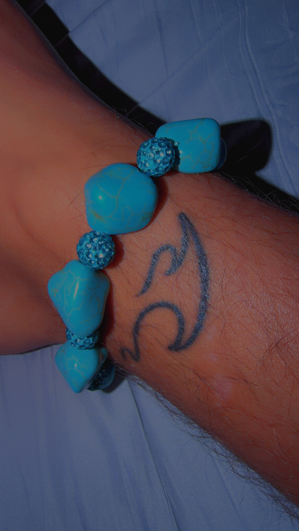 Turquoise ankle bracelet