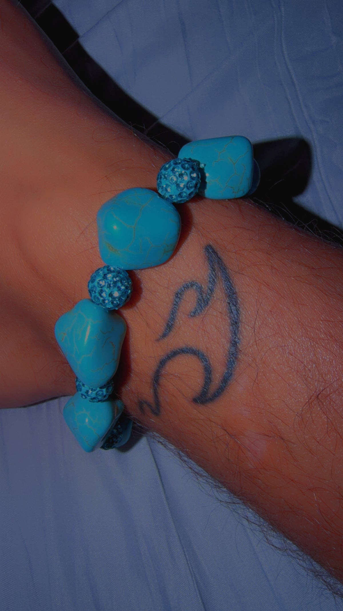 Turquoise ankle bracelet