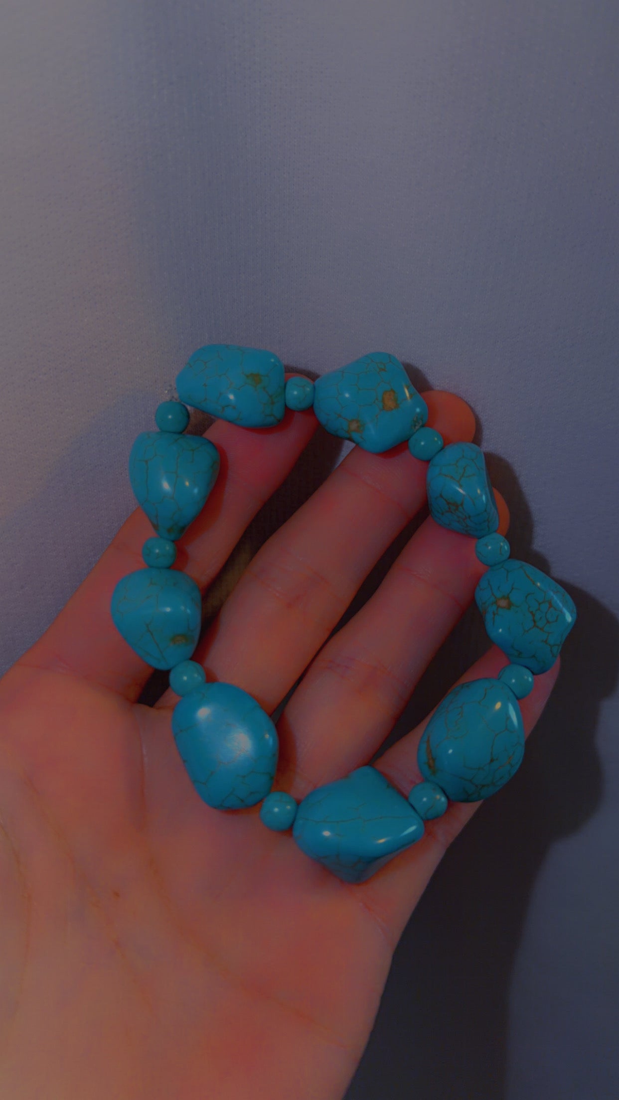 Turquoise Rock bracelet
