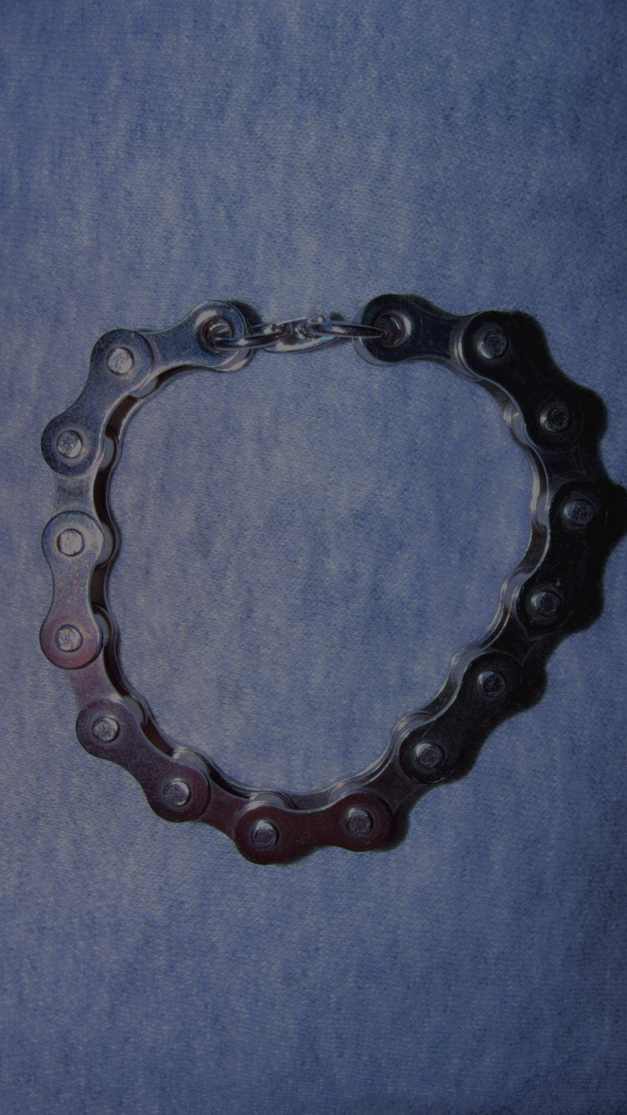 Silver Bike Chain bracelet