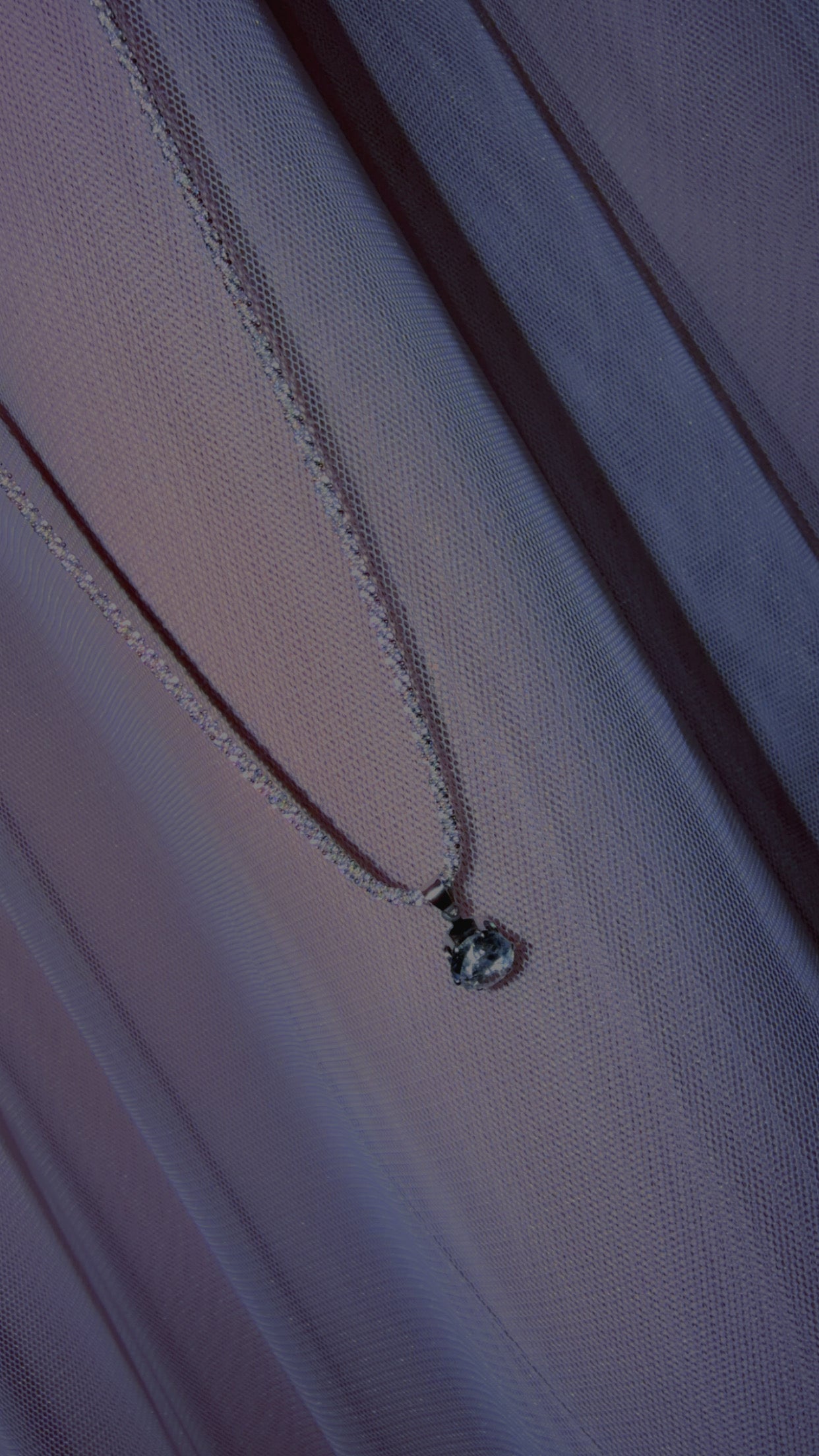 Silver Diamond necklace