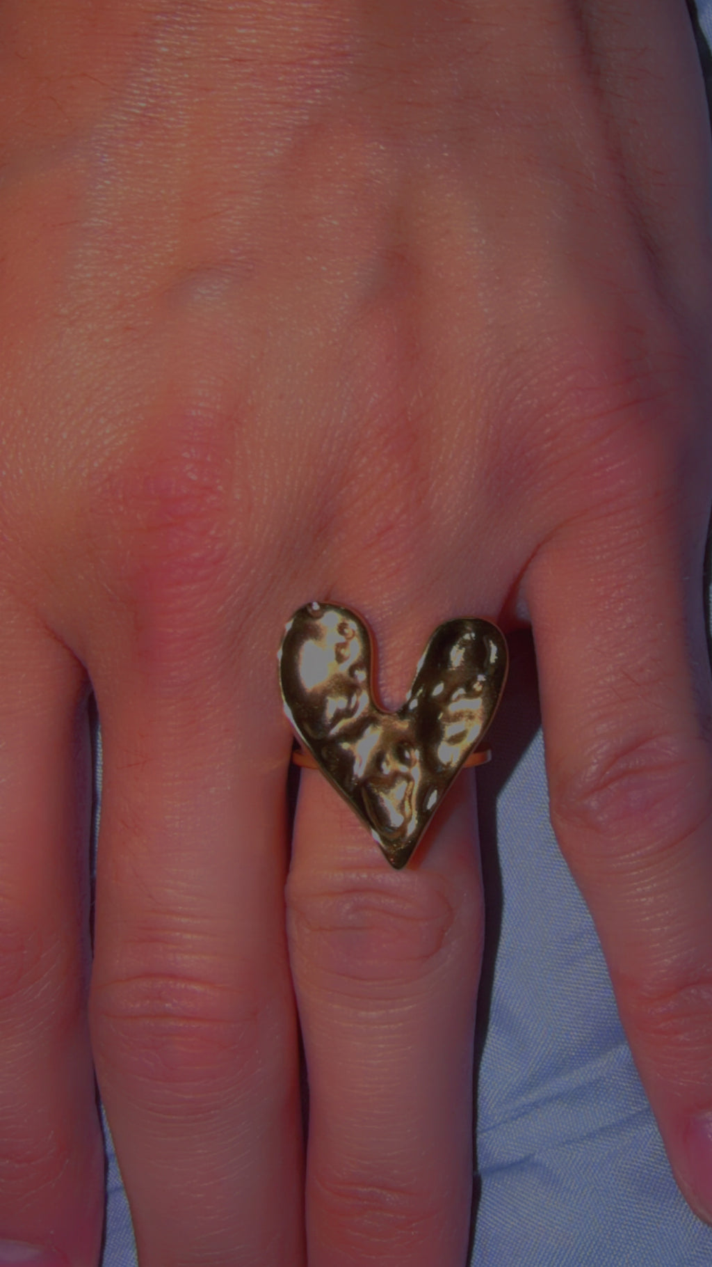 Gold Flower Ring (adjustable)