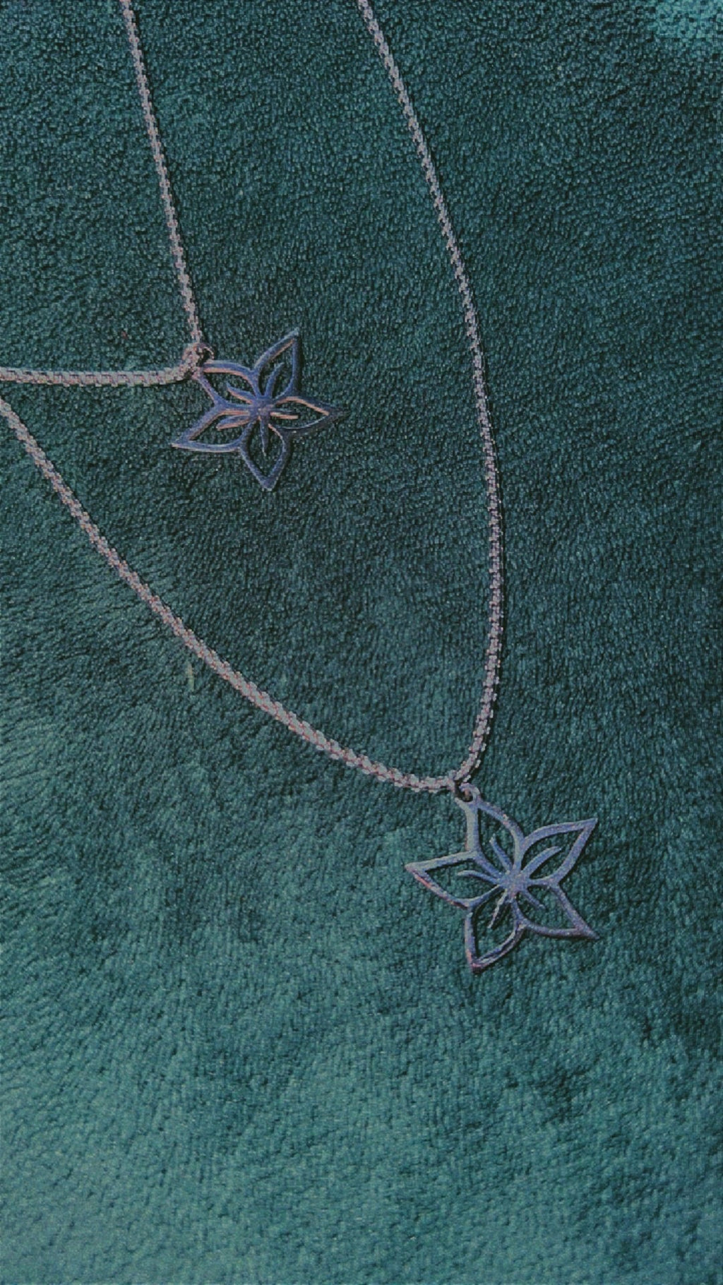 Silver Flower necklaces