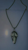 Ghost Face necklace (glows In dark!)