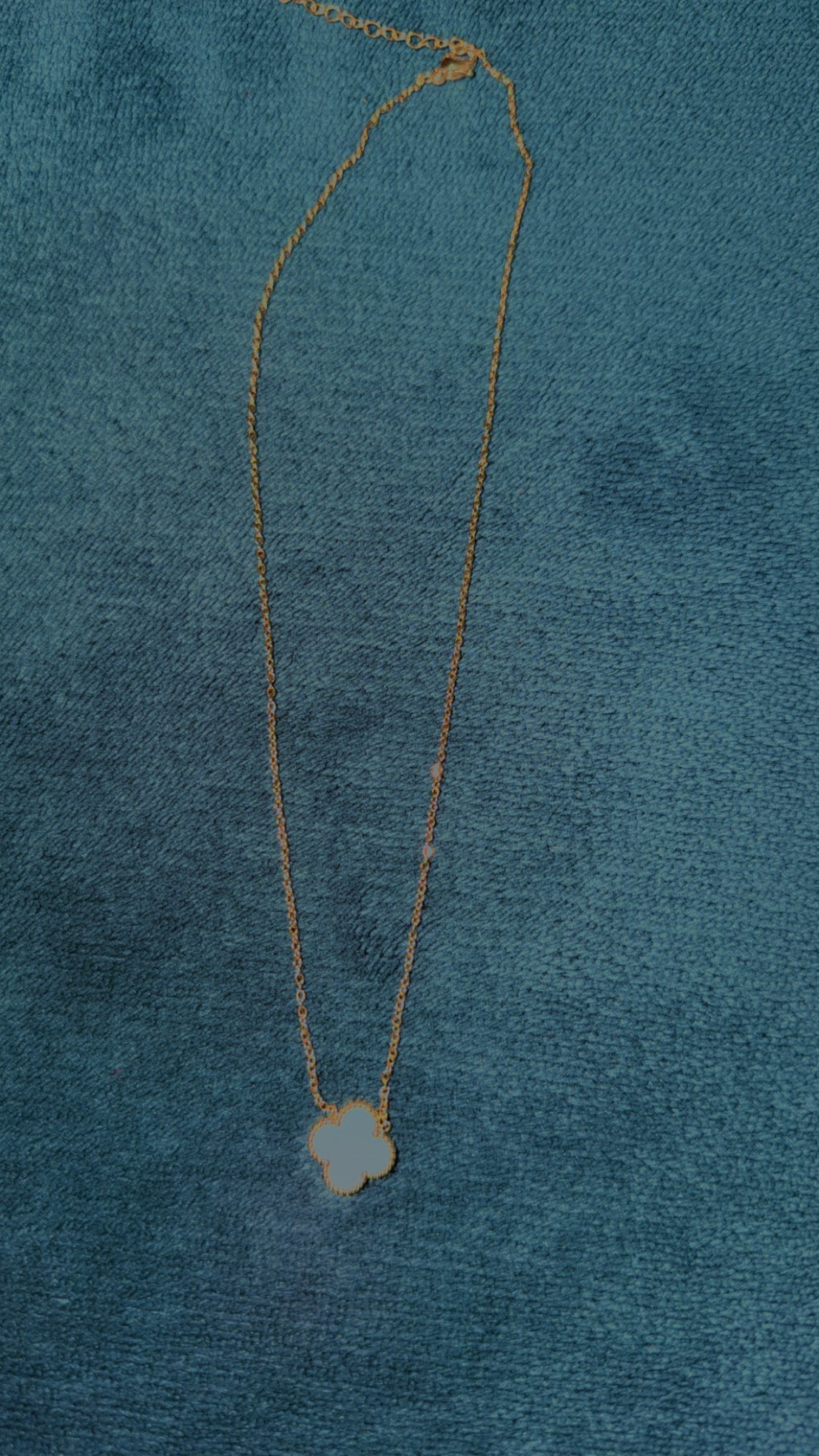 White clover necklace