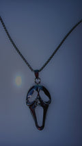 Ghost face necklace