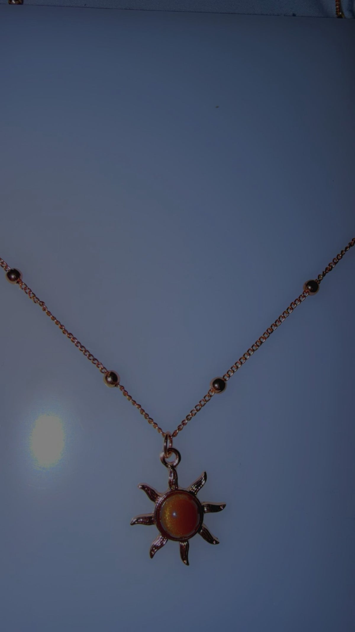 Sun necklace
