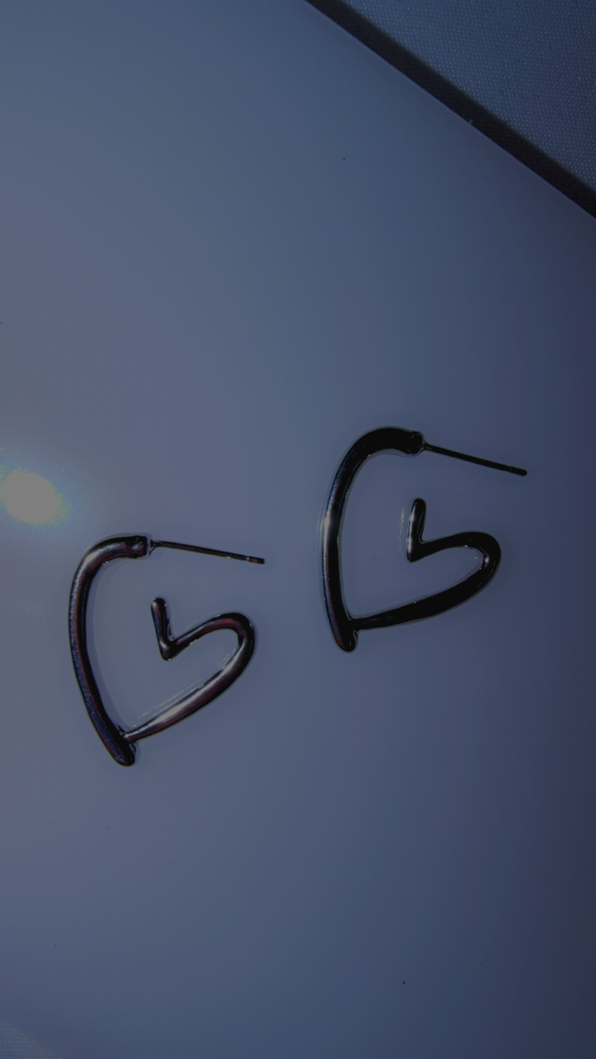 Silver Heart earrings
