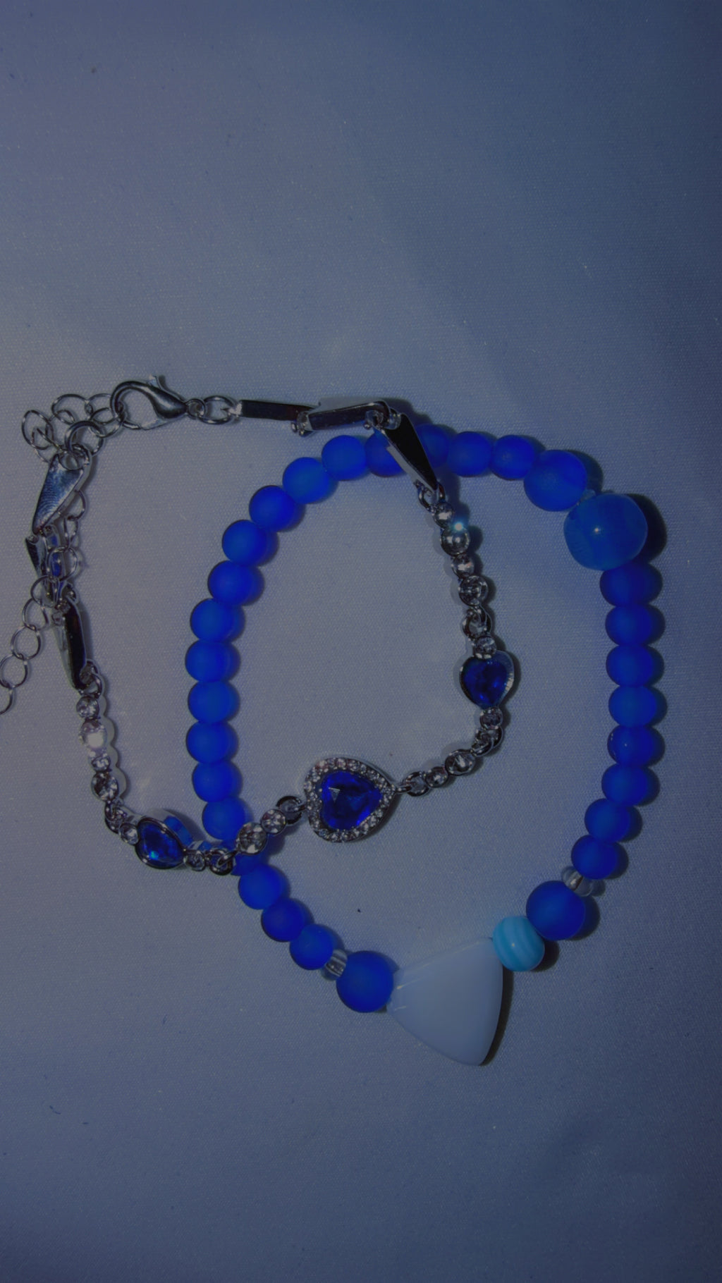 Shark & Silver sapphire bracelets