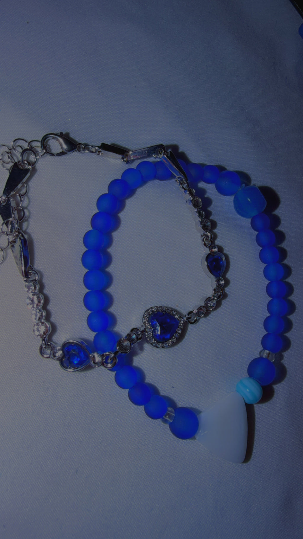 Shark & Silver sapphire bracelets