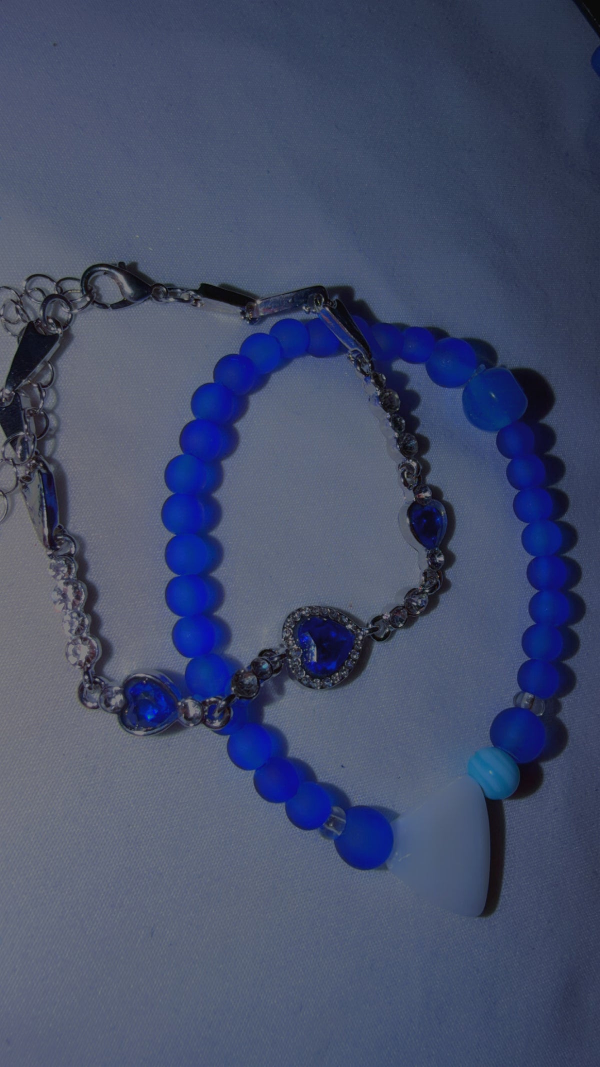 Shark & Silver sapphire bracelets