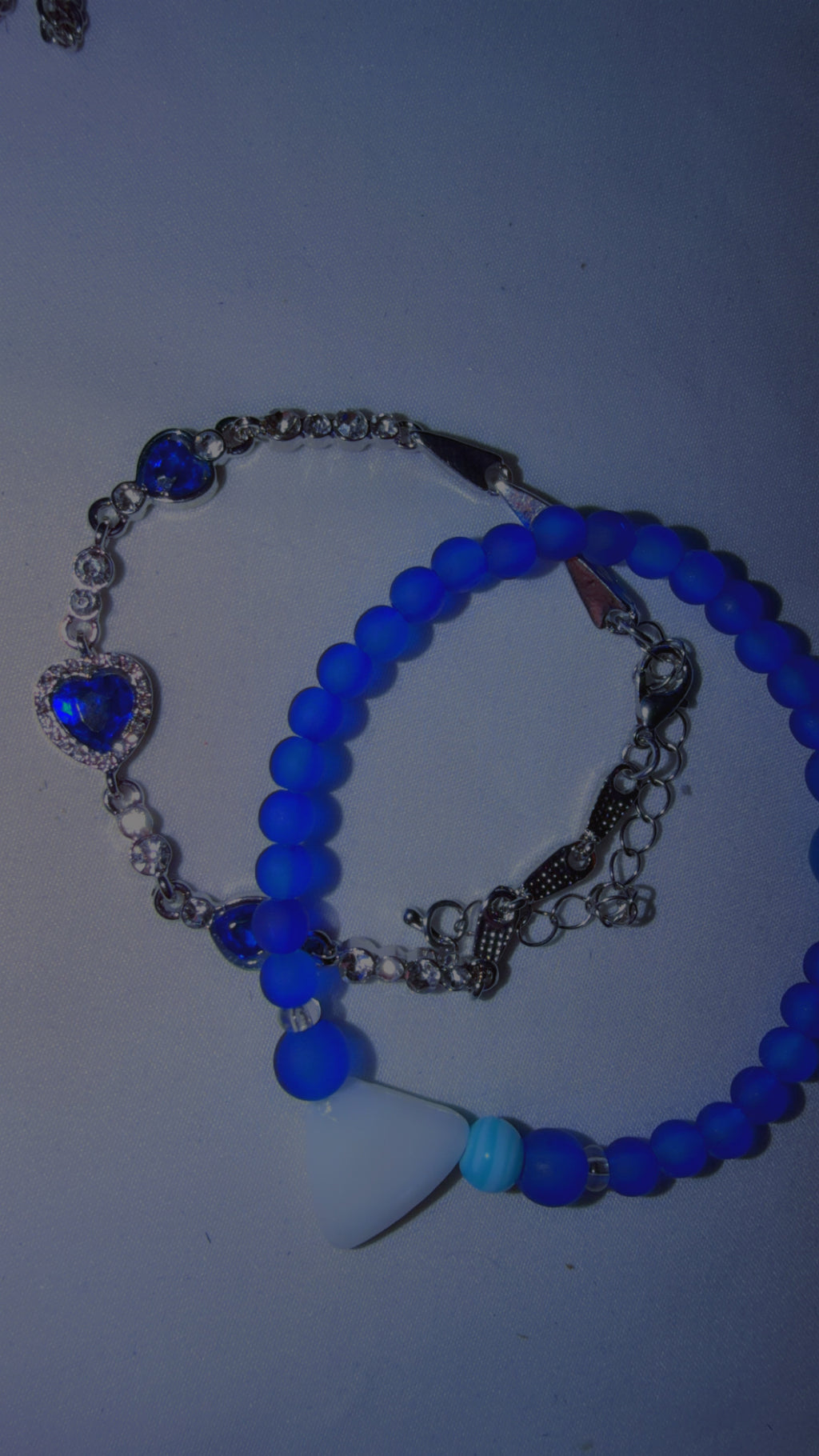 Shark & Silver sapphire bracelets