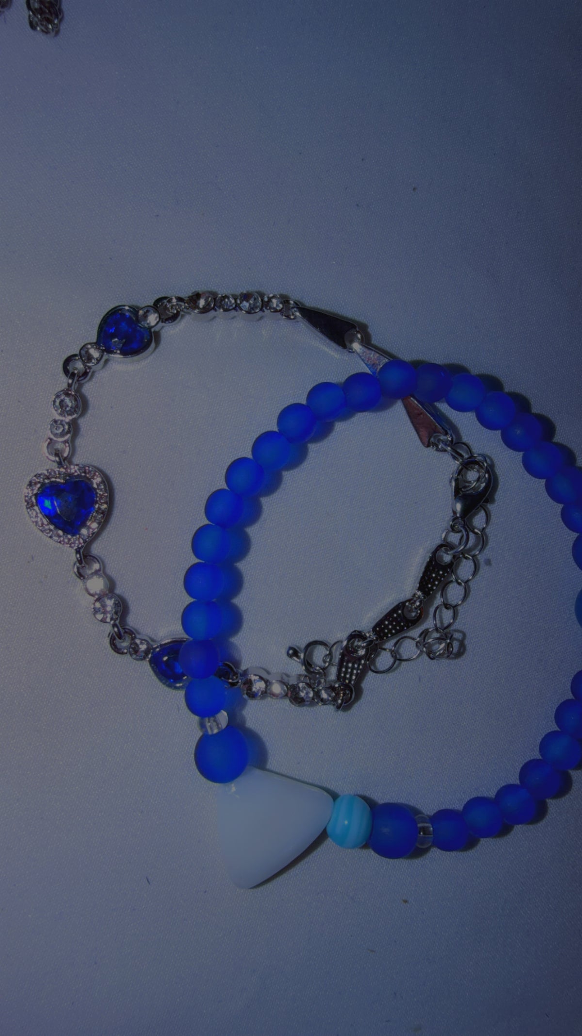 Shark & Silver sapphire bracelets