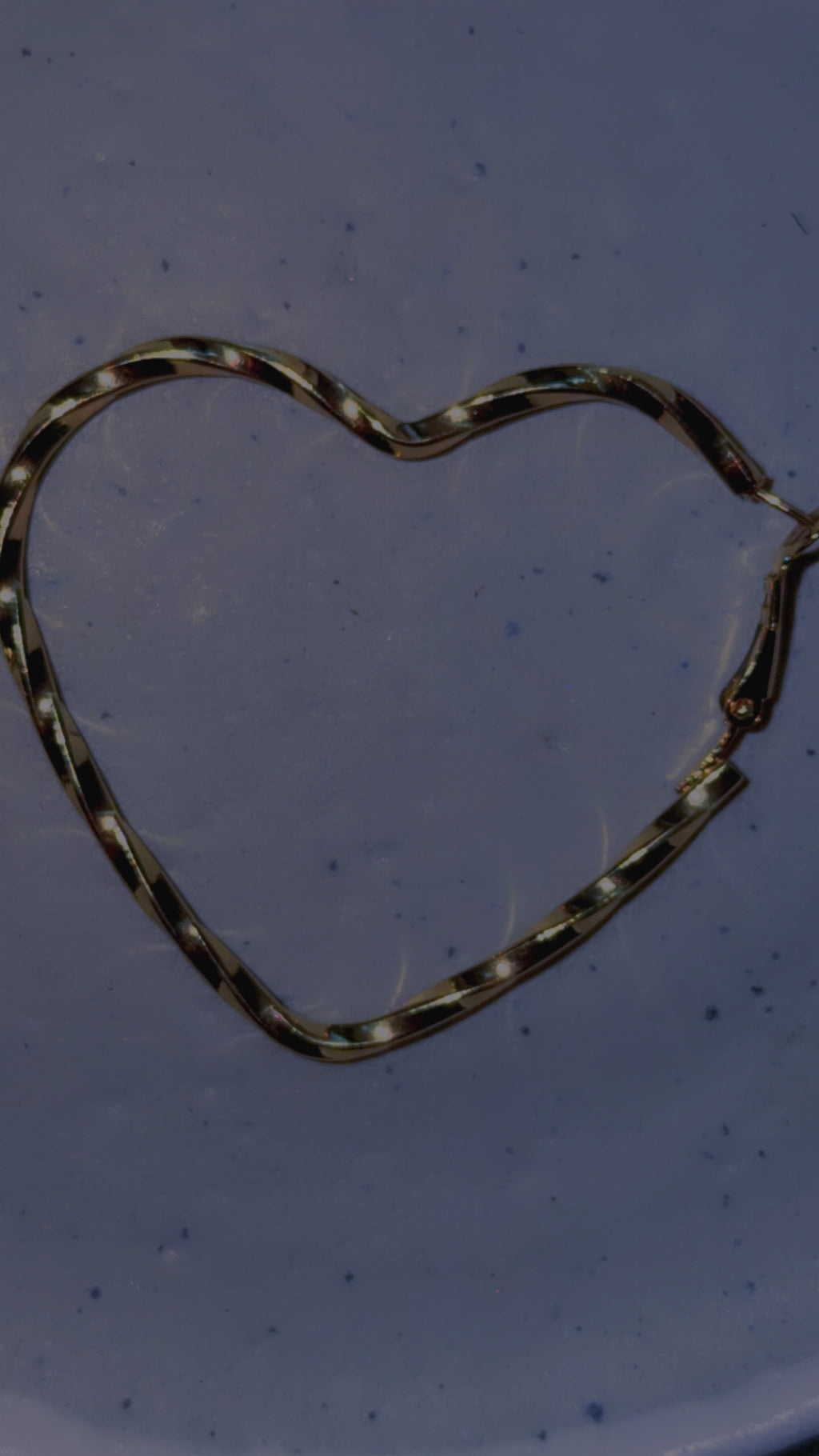 Gold Heart earrings