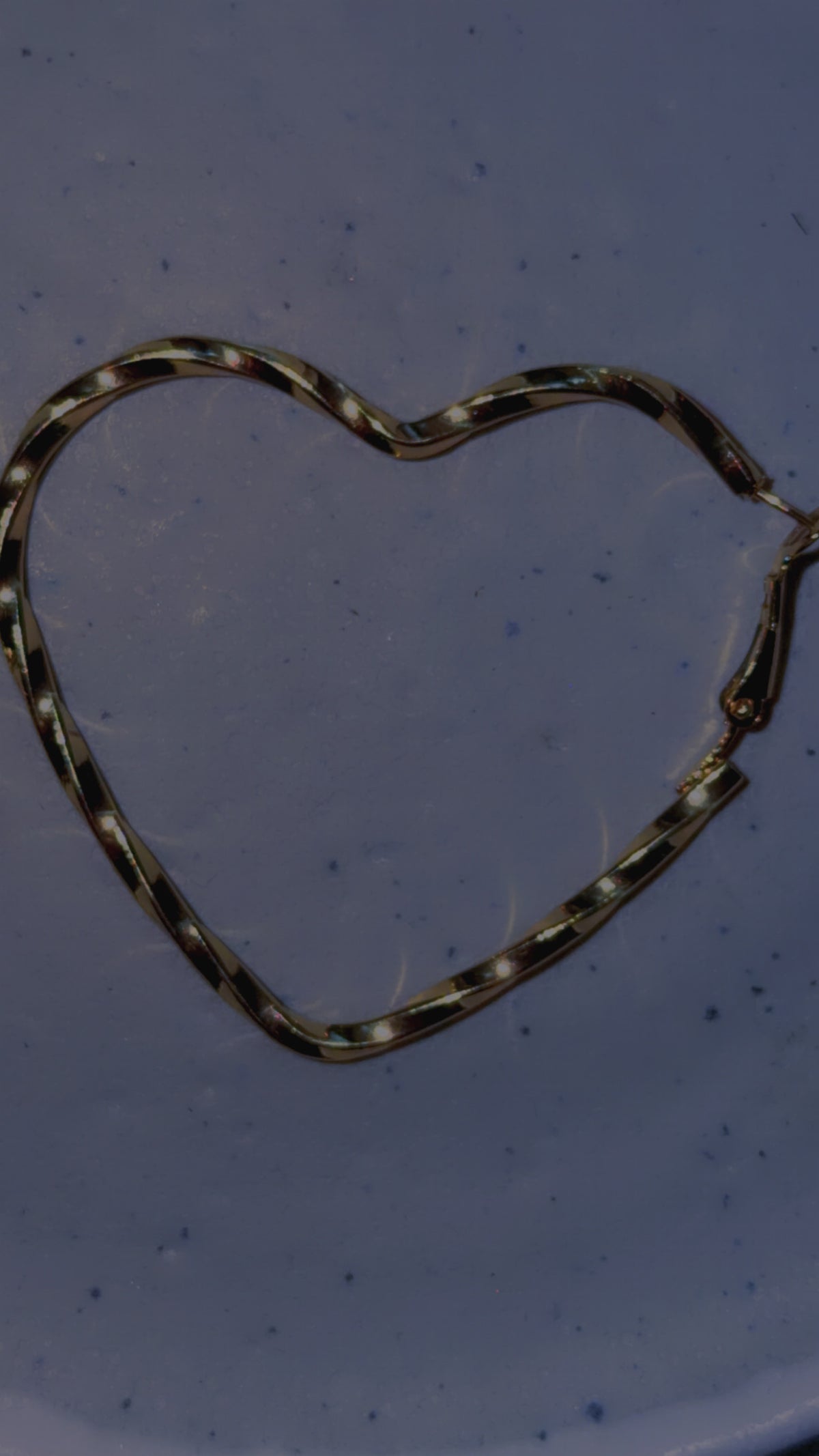 Gold Heart earrings